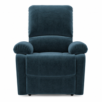 Fauteuil inclinable moderne en tissu, fauteuil inclinable manuel, fauteuil de salon, fauteuil rembourré doux