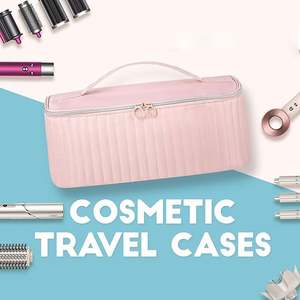 Sac de rangement de luxe matelassé pour maquillage et beauté, pochette antidérapante pour fer à friser et outils capillaires - Product Image 5