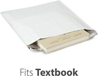 # 6 enveloppes à bulles poly 12,5x16 (lot de 50) légères, résistantes à l'eau, à la poussière, aux chocs et aux déchirures, auto-adhésives, rembourrées pour l'envoi de livres