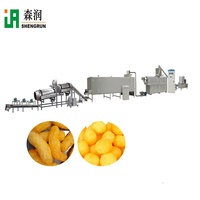 Machine à craquelins de riz, ligne de production d'aliments soufflés croustillants, extrudeuse à double vis pour snacks fourrés