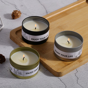 Bougies en boîte miniatures personnalisées AOYIN – Couleurs et étiquettes imprimées sur mesure – Vente en gros de bougies chauffe-plat – Direct usine - Product Image 1