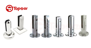 Balustrade de <span class=keywords><strong>piscine</strong></span> moderne en acier inoxydable et verre avec système de fixation sans cadre <span class=keywords><strong>pour</strong></span> balcon et <span class=keywords><strong>escalier</strong></span> extérieur - Product Image 4