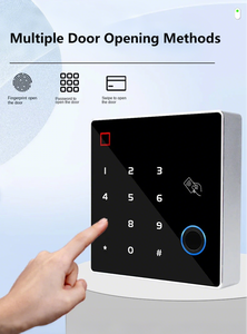 Contrôle d'accès autonome par carte, clavier, empreinte digitale biométrique, LED RGB, étanche, protocole OSDP, compatible cartes IC/RFID WG26/WG34 - Product Image 4