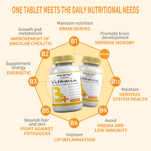 高コスト効果のビタミンB複合錠成人多ミネラル妊娠中の女性のための長期栄養補助剤 - Product Image 3