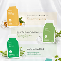 Icesea Ensemble de masques nettoyants Ananas Vert Charbon Pomme Peau Douce Hydratation Profonde Blanchissant Masque Facial Beauté OEM/ODM