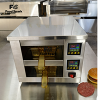 Mesa Caliente Comercial para Alimentos Calientes KFC, Hamburguesas y Pollo Frito, con Cajón y Vitrina Abierta