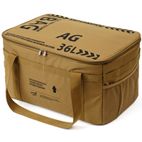 Sac isotherme de pique-nique personnalisé avec logo, 36L, grand, imperméable, en Oxford, réutilisable, pour le camping, la randonnée, la cuisine, le rangement