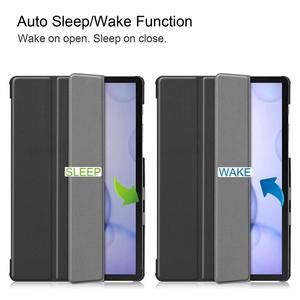 Custodia sottile pieghevole per <span class=keywords><strong>tablet</strong></span> Android <span class=keywords><strong>Samsung</strong></span> Galaxy Tab <span class=keywords><strong>S6</strong></span> con Smart Cover e funzione Auto Wake/Sleep - Product Image 3