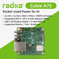 Radxa Cubie-A7S Allwinner A733 Placa de Desarrollo Octa-Core Edge-AI 3TOPS NPU LPDDR5 WiFi6 BT54 PCIe30 4K60fps