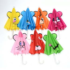 Parapluie Enfant 3D Semi-Automatique, Design de Dessin Animé, Pointes Arrondies Sûres pour Tout-Petits - Product Image 5