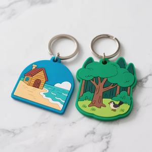 พวงกุญแจยางพีวีซีแบบนิ่ม 2 มิติ ออกแบบเองได้ ขายส่ง พวงกุญแจการ์ตูนน่ารัก พร้อมคาราไบเนอร์ ของขวัญส่งเสริมการขาย - Product Image 4