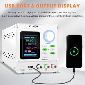 NICE-POWER SPPS-D305S 실험실 DC 전원 공급 장치 30V 5A, 메모리 기능 OCP/OVP 출력 ON/OFF 산업 전자 테스트 - Product Image 3