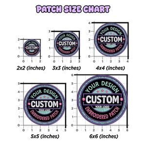Patchs brodés personnalisés avec logo, à thermocoller pour vêtements, sacs, marquage et accessoires de décoration promotionnelle - Product Image 4
