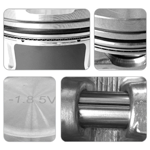 ลูกสูบเครื่องยนต์คุณภาพสูง Raceorly B51.8T ขนาดกระบอกสูบ 81 มม. พร้อมแหวน  OEM 06B107099AG 06B107099R ชุดลูกสูบ - Product Image 4