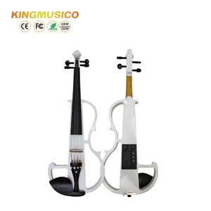 Violín Eléctrico Ligero 4/4 para Actuaciones en Escenario |   Diseño de Carrocería Moderno <span class=keywords><strong>y</strong></span> Elegante, Multicolor, Fabricación en China, Venta al por Mayor OEM/ODM - Product Image 1