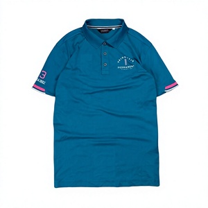 Polo de golf personnalisé avec logo OEM, 100% coton, T-shirt polo pour homme, manches courtes, décontracté, uniforme professionnel, fabricant en gros - Product Image 1