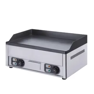 Heavybao Professional Manufacture Full Flat Hot Plate Panini Sandwich Press Griddle Machine Single Contact Grill Commercial