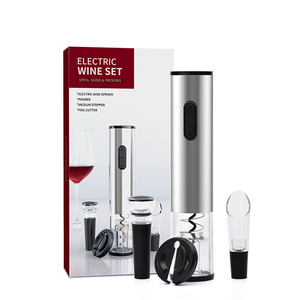 Ensemble cadeau Rechargeable ouvre-bouteille de vin accessoire 4 en 1 <span class=keywords><strong>tire</strong></span>-<span class=keywords><strong>bouchon</strong></span> électrique ouvre-vin - Product Image 5