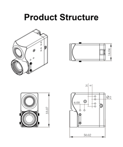 Drone FPV Axisflying CMOS à double caméra 1500TVL avec imagerie thermique et fréquence d'images <span class=keywords><strong>de</strong></span> 25Hz pour l'inspection agricole jour et nuit - Product Image 6