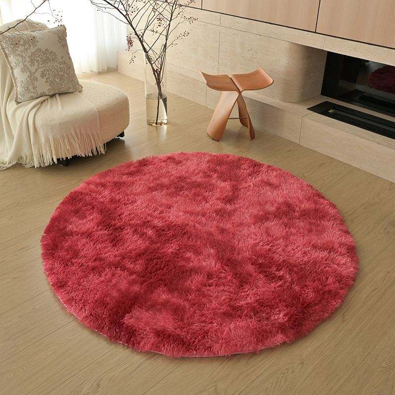Rond tie-dye - bordeaux