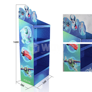 Support d'affichage en carton ondulé pliable et recyclable personnalisé pour <span class=keywords><strong>magasin</strong></span> <span class=keywords><strong>de</strong></span> <span class=keywords><strong>jouets</strong></span> - Product Image 6