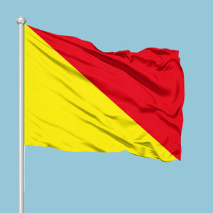 Produit promotionnel 100% polyester épaissi drapeau maritime boucle en cuivre 3*5 pieds bunting drapeau nautique personnalisé - Product Image 2