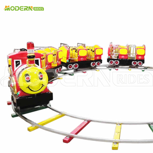 รถไฟฟ้าขนาดเล็กพร้อมรางสำหรับเด็ก เครื่องเล่นสนุกในงานรื่นเริง อุปกรณ์สวนสนุกในร่มและกลางแจ้ง - Product Image 2