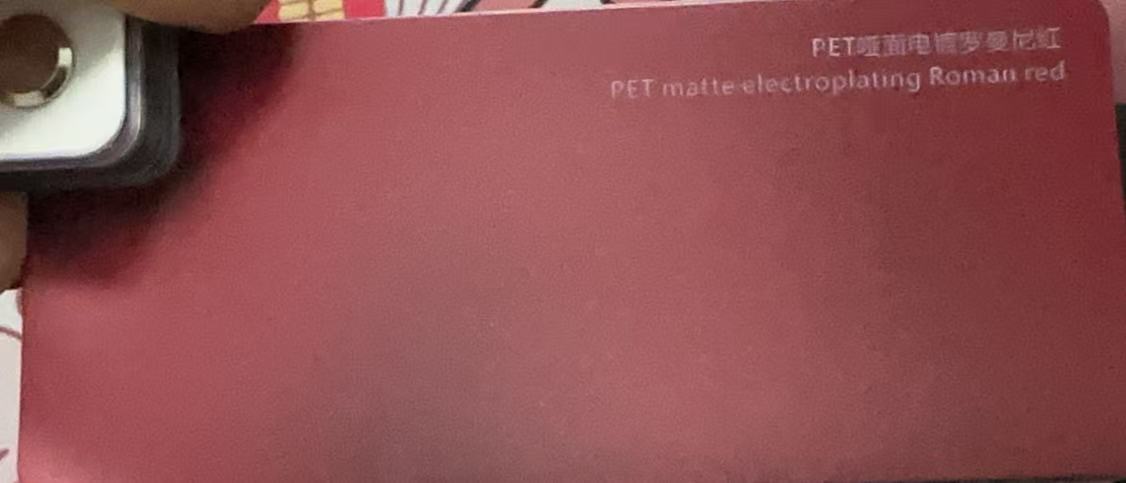 Rojo romano electrochapado mate