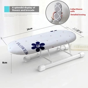 Nhà di động mini Rack Máy tính để bàn bàn ủi với tay áo có thể gập lại kích thước nhỏ phụ kiện dễ dàng mang theo bảng điều khiển ủi di động - Product Image 2