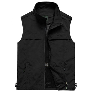 Gilet da Lavoro Personalizzabile con Logo per Fotografi e Giornalisti, Estivo Senza Maniche Traspirante in Nylon e Poliestere per Uomo - Product Image 4