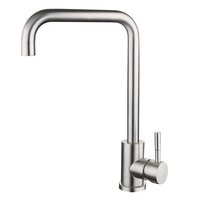 Robinet de cuisine en acier inoxydable 304, col en L, mitigeur, robinetterie Watermark, norme australienne