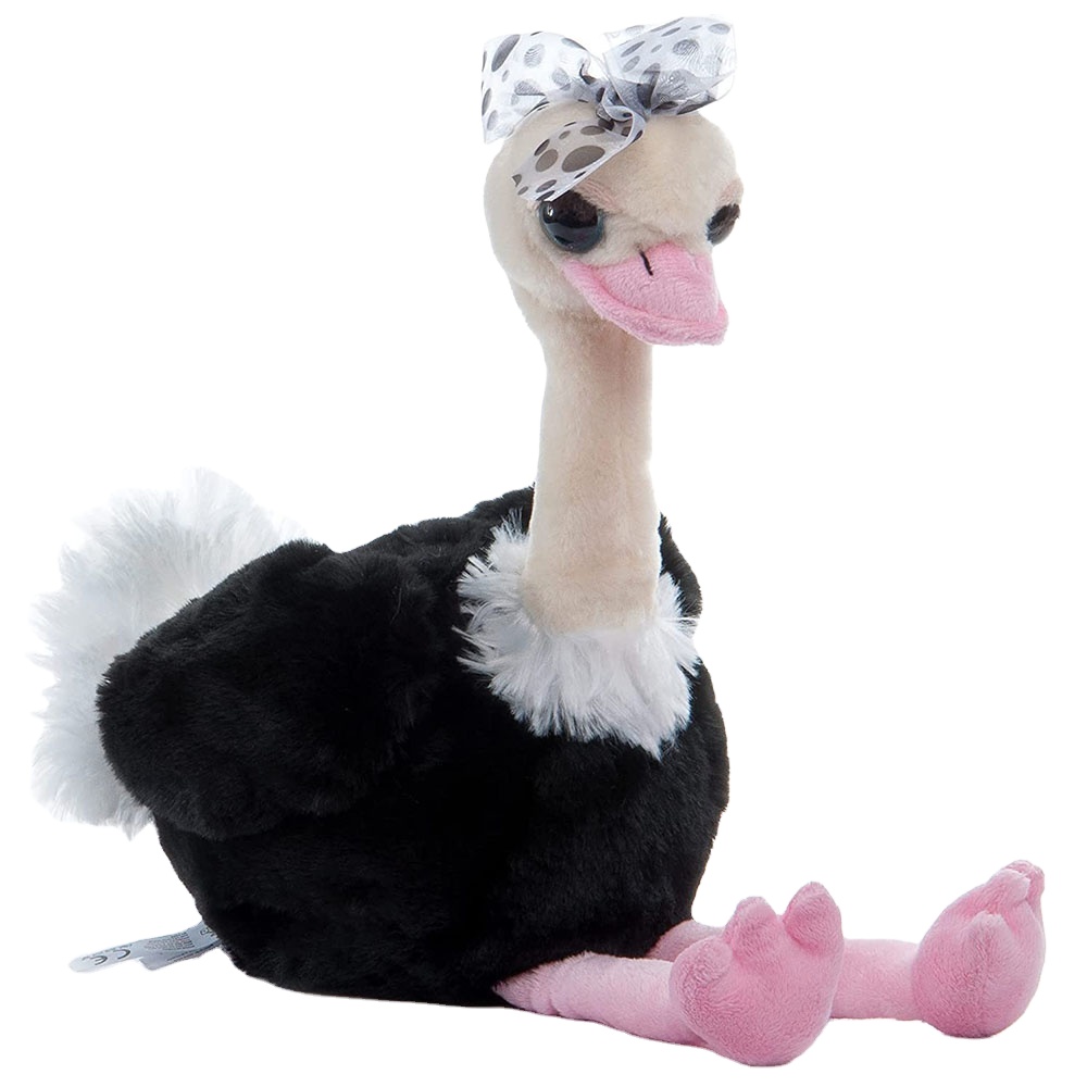 1050ガールズギフトダチョウぬいぐるみぬいぐるみ蝶ネクタイ