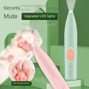 Verano refrigeración mascota afeitado pie cortador de pelo interactivo plástico y bambú garra pedicura artefacto para perros y gatos - Product Image 2