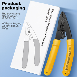 Alicates Pelacables de tres puertos de alta precisión COMPTYCO, alicates Pelacables para revestimiento de cables FTTH, alicates Pelacables de <span class=keywords><strong>fibra</strong></span> <span class=keywords><strong>óptica</strong></span> - Product Image 6