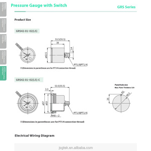 Đo áp suất với chuyển đổi chỉ số ánh sáng, dễ dàng đọc thiết bị bảo vệ Grs loạt - Product Image 4