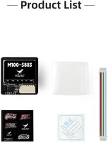 Module GPS HGLRC M100-5883 10e génération compatible avec les drones à voilure fixe pour utilisation avec des modules GPS
