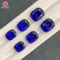 Zafiros Azules Reales Creados en Laboratorio, Corte Suelto, Color Vívido, Claridad Excelente para Joyería Fina