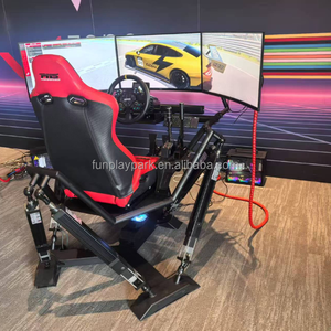 New Design 9D Virtual Reality VR Amusement Park Product for Crazy Racing <strong>Simulator</strong> 3 Screen Six-axle Racing Car - Product Image 2