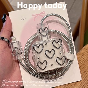 ฝาครอบสายชาร์จเร็ว20W สำหรับ Apple iPhone 14 15 16 13 12 iPad สำหรับ iPod เคสโทรศัพท์มือถือ TPU นิ่ม - Product Image 6