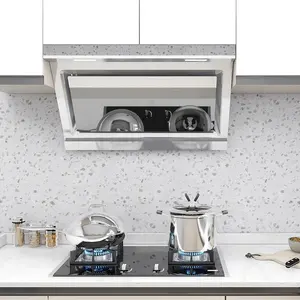 新设计乙烯基防水家具贴纸自粘大理石薄膜用于厨房墙砖