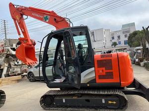 HITACHI เครื่องขุด ZX70ใช้แล้ว7ตันผลิตได้เยอะวาล์ว Kawasaki ขนาด3เมตรปั๊มแบบถัง - Product Image 3