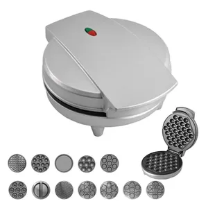 Home 7 Slot Electric Arepa Maker Detachable 7 /3 in 1 Electric Waffle Cupcake Maker