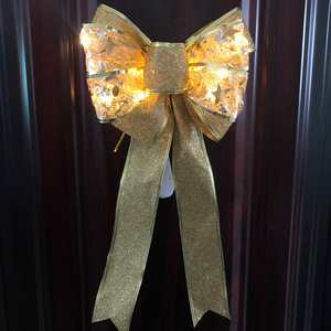 Pita Lampu LED Natal Bercahaya, Hiasan Pohon Natal DIY, Liontin Dekoratif, Pita Lampu Dua Lapis - Product Image 5