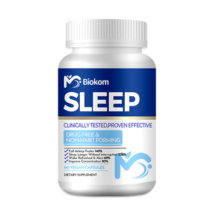 Melatonina Gaba L-triptofano Ashwagandha 7-in-1 magnesio glicinato e magnesio citrato complesse capsule integratori per il sonno - Product Image 1