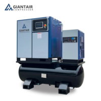 Compresseur d'air à vis GiantAir, best-seller, 1000 litres, 100/200/150/50/100 litres, à lubrification à l'huile, à prix réduit