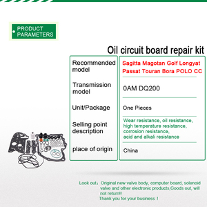 Mới 0AM dq200 hộp số Van cơ thể dễ dàng sửa chữa <span class=keywords><strong>Kit</strong></span> cho Volkswagen cho audi van cơ thể niêm phong <span class=keywords><strong>Kit</strong></span> Phụ tùng xe phụ kiện - Product Image 6