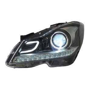 สำหรับรถยนต์ C-Class W204 ปี 2011-2014 ไฟหน้า LED ระดับไฮเอนด์ 12V 6000K ใหม่ พร้อมไฟเดย์ไลท์ สำหรับติดตั้งเพิ่มเติม/อัพเกรด ไฟหน้า LED 12V - Product Image 1