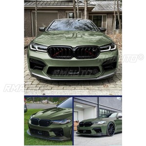 สำหรับ BMW ซีรีส์ 5 M5 F90 LCI ปี 2021-2024 ชุดแต่งกันชนหน้า สปลิตเตอร์ดิฟฟิวเซอร์ ชุดแต่งตัวถังรถยนต์ ฝาครอบป้องกันกันชน อุปกรณ์เสริม - Product Image 4