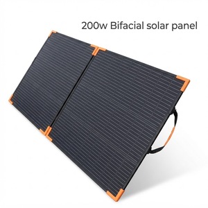 Kit de panneaux solaires bifaciaux pliables portables de 200 W compatibles avec les générateurs de station d'alimentation Bluetti <span class=keywords><strong>EcoFlow</strong></span> Jackery - Product Image 1