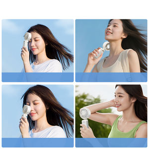 Ventilador de Refrigeración Portátil Recargable, Mini, Plegable, de Mano, con Tecnología de Semiconductor, en Oferta - Product Image 4